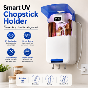 Smart UV Chopstick Holder | UV Sterilizing Chopstick Storage Holder